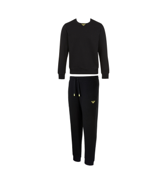 Emporio Armani Tracksuit Iconic Terry black