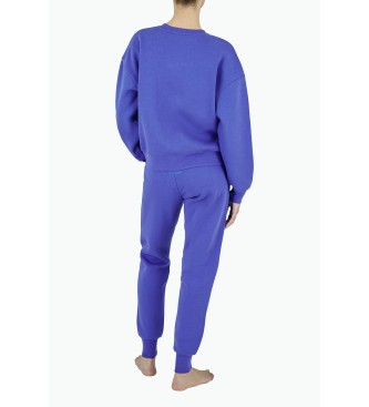 Emporio Armani Sweat-shirt en ponge Close-Iconic lilas