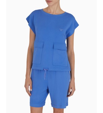 Emporio Armani Maglietta blu da casa