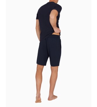 Emporio Armani Bermuda shorts Piquet navy