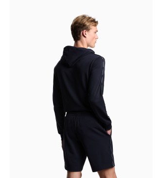 Emporio Armani Bermudas Loungewear azul-marinho