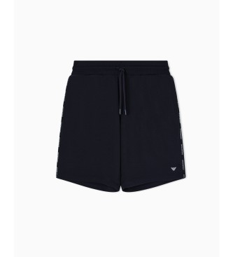 Emporio Armani Bermudas Loungewear azul-marinho
