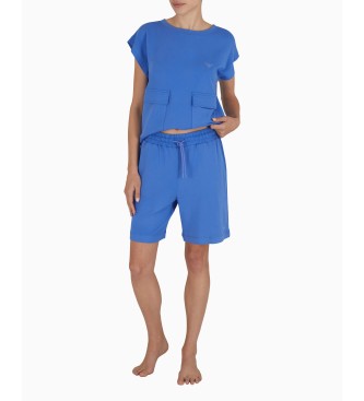 Emporio Armani Lounge Bermuda shorts blue