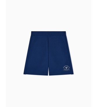 Emporio Armani Bermudas Iconic Light Terry navy