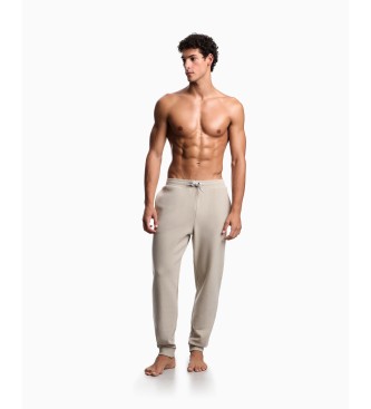 Emporio Armani Home Bež hlače