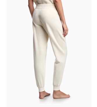 Emporio Armani Jogger Fuzzy Fleece elfenbein