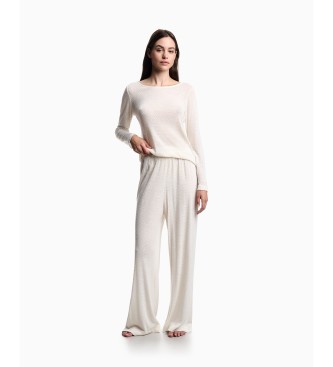 Emporio Armani Beige loungewear-byxor