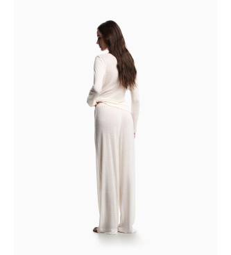 Emporio Armani Beige loungewear-byxor