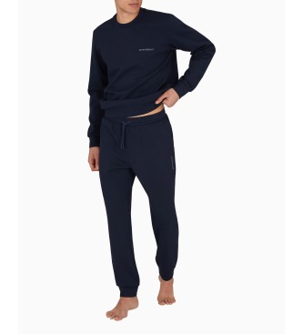 Emporio Armani Cuffed trousers navy