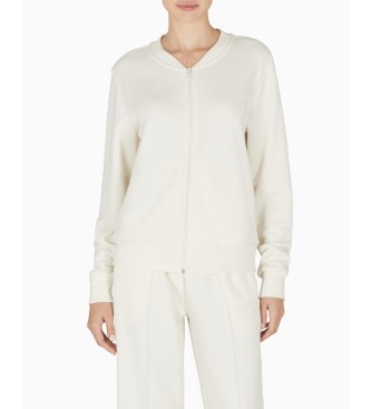 Emporio Armani Sudadera Iconic Terry beige