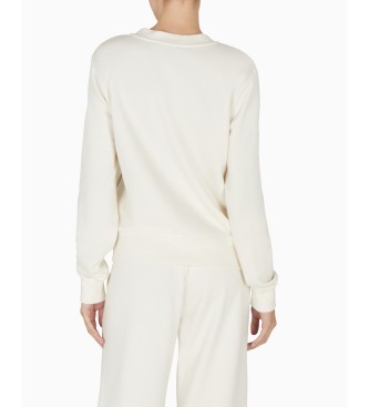 Emporio Armani Sudadera Iconic Terry beige