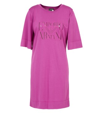 Emporio Armani Rosa Maxikleid