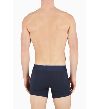 Emporio Armani Pantalon de corps en coton biologique avec MEGALOGOTYPE ASV marine