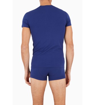 Emporio Armani Megalogo T-shirt blau