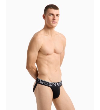 Emporio Armani Tanga Megalogo negro