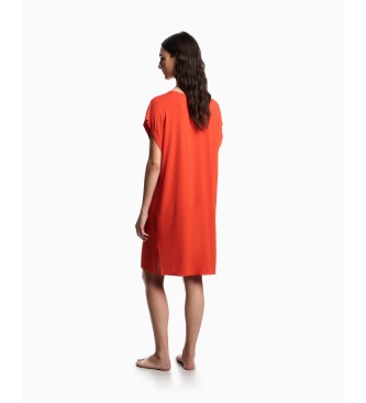Emporio Armani Essential Studs coral nightdress