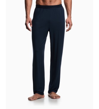 Emporio Armani Pantaloni morbidi Homie, blu navy
