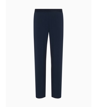 Emporio Armani Pantaloni morbidi Homie, blu navy