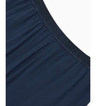 Emporio Armani Pantaloni morbidi Homie, blu navy