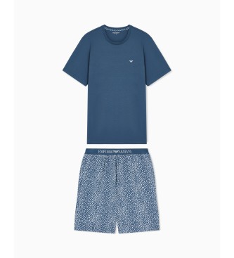 Emporio Armani Pijama Basic azul