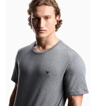 Emporio Armani Pyjamas med bermudashorts i grå Endurance-trikå