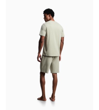 Emporio Armani Schlafanzug Megalogo gr�n