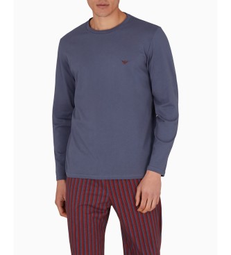 Emporio Armani  Pyjama met printmix blauw, rood