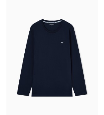 Emporio Armani Pyjama Pattern Mix navy