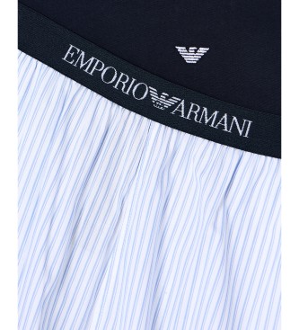 Emporio Armani Pijama com motivos em azul-marinho