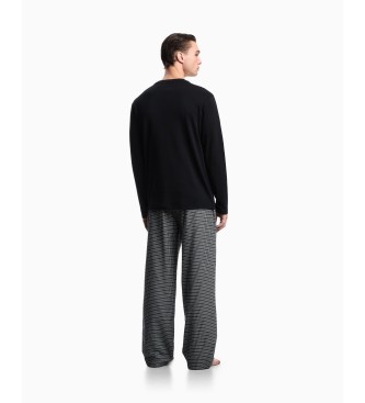 Emporio Armani Pijama com motivo preto
