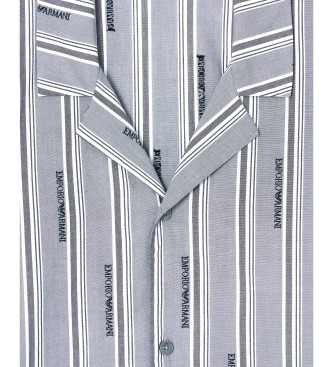 Emporio Armani Pijama de noite cinzento