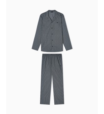 Emporio Armani Muslin pyjamas navy