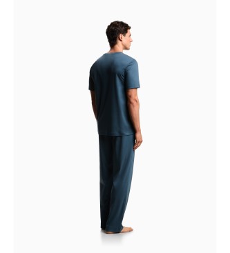 Emporio Armani Deluxe pyjamas blue