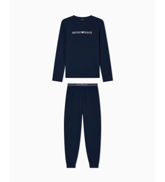 Emporio Armani Pigiama da notte blu navy