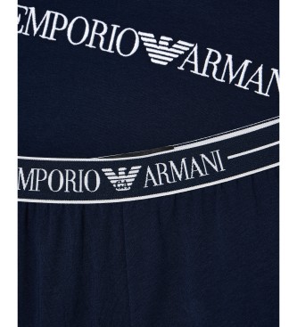 Emporio Armani Pigiama da notte blu navy