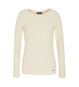Emporio Armani T-shirt Warm Rib blanc