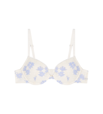 Emporio Armani Modrček Vichy bež barve