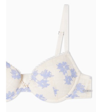 Emporio Armani Modrček Vichy bež barve