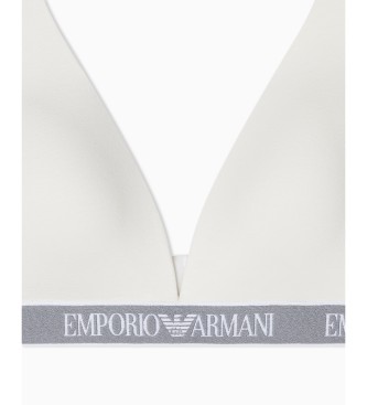 Emporio Armani Modrček z logotipom belo