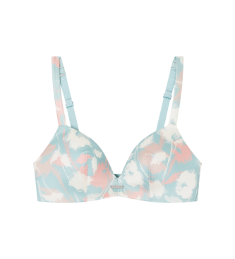 Emporio Armani Mikro satenast modrček modra