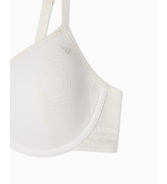 Emporio Armani Bež oblazinjen modrček