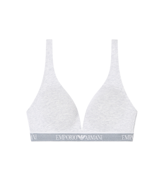 Emporio Armani Soutien-gorge rembourr Iconic Logoband gris
