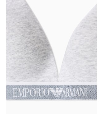 Emporio Armani Soutien-gorge rembourr Iconic Logoband gris