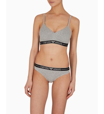 Emporio Armani Bralette bra Countour grey