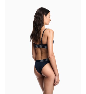 Emporio Armani Reggiseno a triangolo imbottito blu navy