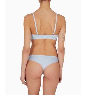 Emporio Armani Reggiseno a triangolo imbottito blu iconico ASV