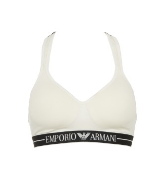 Emporio Armani Gepolsterter Triangel-BH mit weiem, ikonischem Band