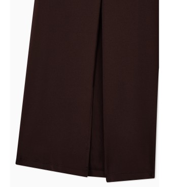 Emporio Armani Pantal�n Largo marr�n