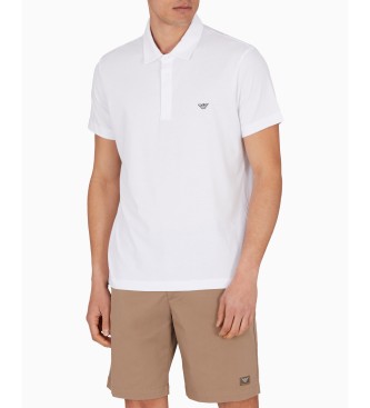 Emporio Armani Lssiges weies Poloshirt