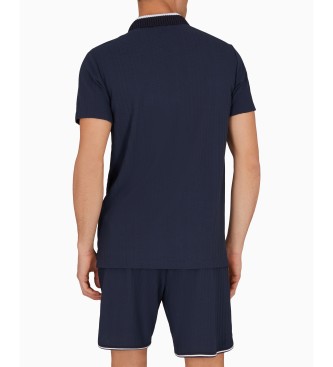 Emporio Armani Effen navy poloshirt